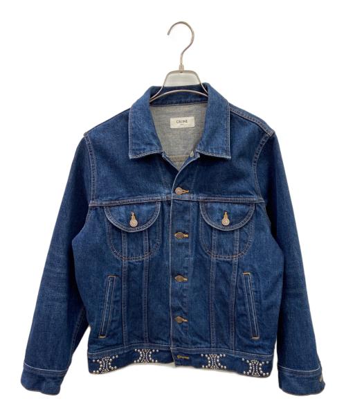 CELINE（セリーヌ）CELINE (セリーヌ) デニムトラッカージャケット インディゴ サイズ:Lの古着・服飾アイテム