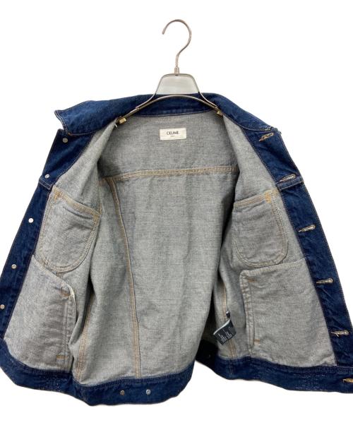 CELINE（セリーヌ）CELINE (セリーヌ) デニムトラッカージャケット インディゴ サイズ:Lの古着・服飾アイテム