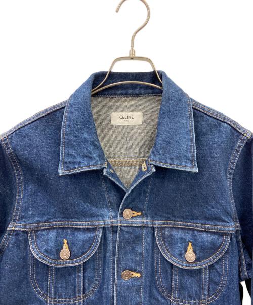 CELINE（セリーヌ）CELINE (セリーヌ) デニムトラッカージャケット インディゴ サイズ:Lの古着・服飾アイテム