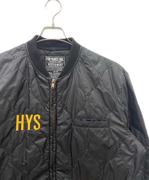 Hysteric Glamour（ヒステリックグラマー）Hysteric Glamour (ヒステリックグラマー) キルティングジャケット ブラック サイズ:XLの古着・服飾アイテム