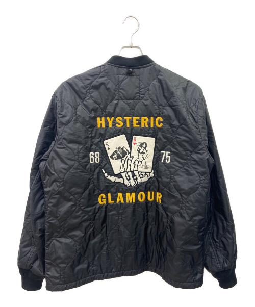 Hysteric Glamour（ヒステリックグラマー）Hysteric Glamour (ヒステリックグラマー) キルティングジャケット ブラック サイズ:XLの古着・服飾アイテム