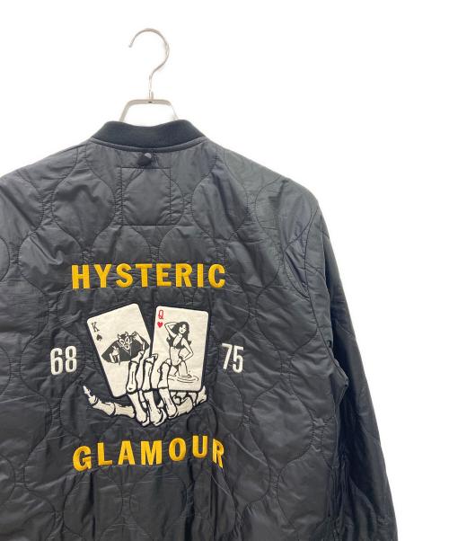 Hysteric Glamour（ヒステリックグラマー）Hysteric Glamour (ヒステリックグラマー) キルティングジャケット ブラック サイズ:XLの古着・服飾アイテム