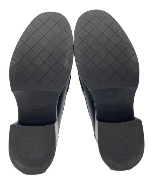 CHANEL（シャネル）CHANEL (シャネル) ローファー ブラック サイズ:38 1/2の古着・服飾アイテム