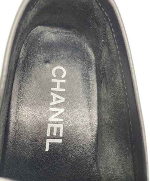 CHANEL（シャネル）CHANEL (シャネル) ローファー ブラック サイズ:38 1/2の古着・服飾アイテム
