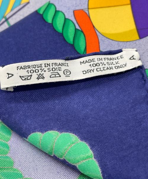 HERMES（エルメス）HERMES (エルメス) スカーフ ネイビーの古着・服飾アイテム