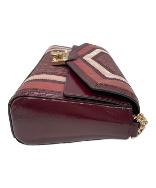 MICHAEL KORS（マイケル・コース）MICHAEL KORS (マイケルコース) チェーンショルダーバッグ ボルドーの古着・服飾アイテム