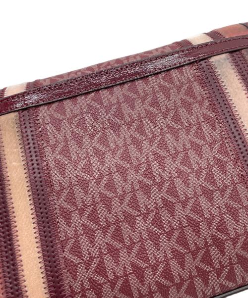 MICHAEL KORS（マイケル・コース）MICHAEL KORS (マイケルコース) チェーンショルダーバッグ ボルドーの古着・服飾アイテム