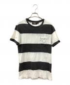 RRLダブルアールエル）の古着「半袖カットソー」｜ホワイト×グレー