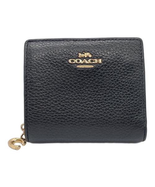 COACH（コーチ）COACH (コーチ) スナップ ウォレット ブラックの古着・服飾アイテム