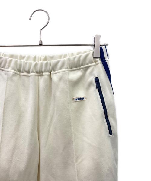 adidas（アディダス）adidas (アディダス) トラックパンツ ホワイト×ネイビー サイズ:6号の古着・服飾アイテム