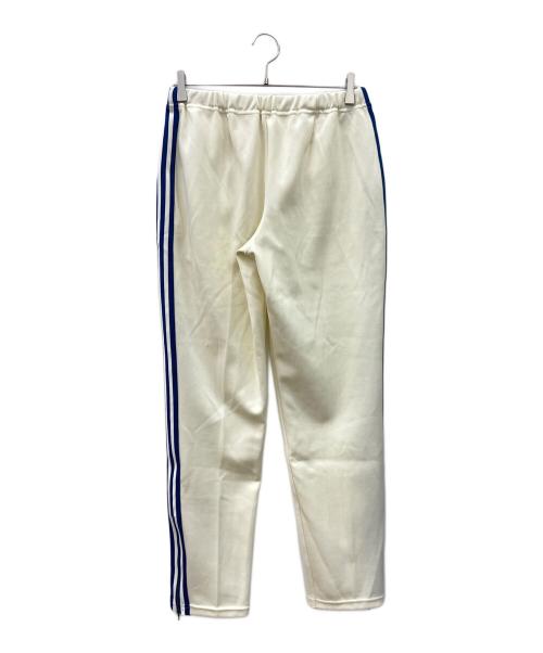 adidas（アディダス）adidas (アディダス) トラックパンツ ホワイト×ネイビー サイズ:6号の古着・服飾アイテム