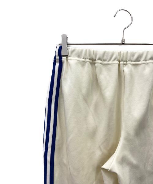 adidas（アディダス）adidas (アディダス) トラックパンツ ホワイト×ネイビー サイズ:6号の古着・服飾アイテム