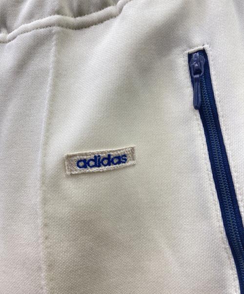 adidas（アディダス）adidas (アディダス) トラックパンツ ホワイト×ネイビー サイズ:6号の古着・服飾アイテム