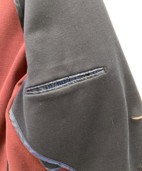 Salvatore Ferragamo（サルヴァトーレ フェラガモ）Salvatore Ferragamo (サルヴァトーレ フェラガモ) テーラードジャケット ネイビー×レッド サイズ:50の古着・服飾アイテム