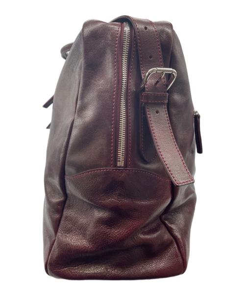 totem re vooo（トーテムリボー）totem re vooo (トーテムリボー) ボストンバッグ ボルドーの古着・服飾アイテム