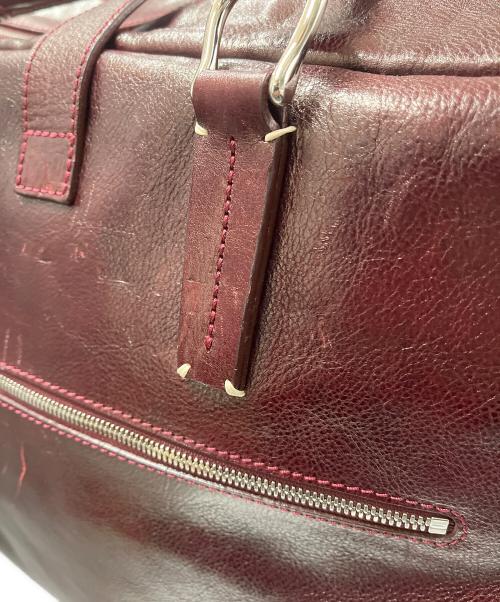 totem re vooo（トーテムリボー）totem re vooo (トーテムリボー) ボストンバッグ ボルドーの古着・服飾アイテム