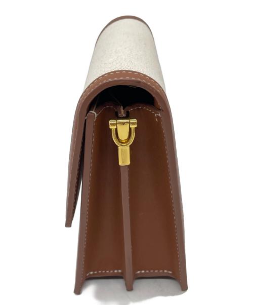 JW PEI（ジェイダブリューペイ）JW PEI (ジェイダブリューペイ) ショルダーバッグ アイボリー×ブラウンの古着・服飾アイテム