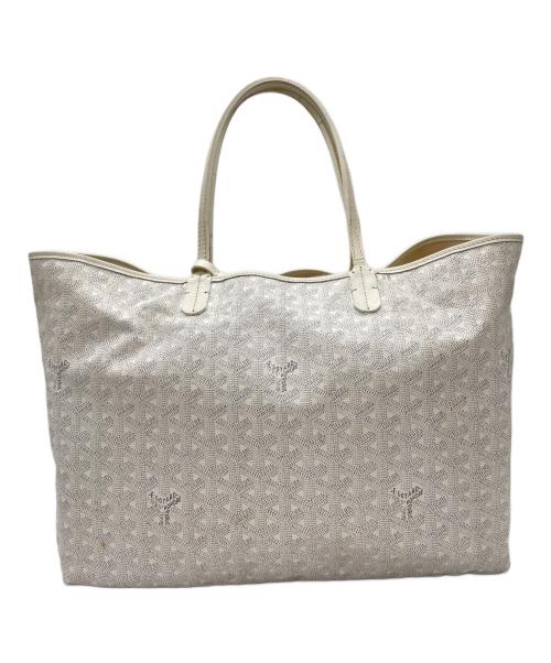 GOYARD（ゴヤール）GOYARD (ゴヤール) トートバッグ ホワイト×グレーの古着・服飾アイテム