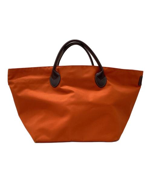 Herve Chapelier（エルベシャプリエ）Herve Chapelier (エルベシャプリエ) ハンドバッグ オレンジ×ブラウンの古着・服飾アイテム
