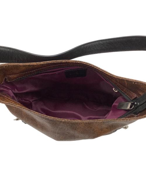 ETRO（エトロ）ETRO (エトロ) ワンショルダーバッグ ブラウン×ブラックの古着・服飾アイテム