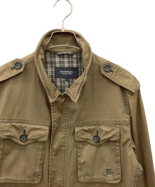 BURBERRY BLACK LABEL（バーバリーブラックレーベル）BURBERRY BLACK LABEL (バーバリーブラックレーベル) ミリタリージャケット ブラウン サイズ:Lの古着・服飾アイテム