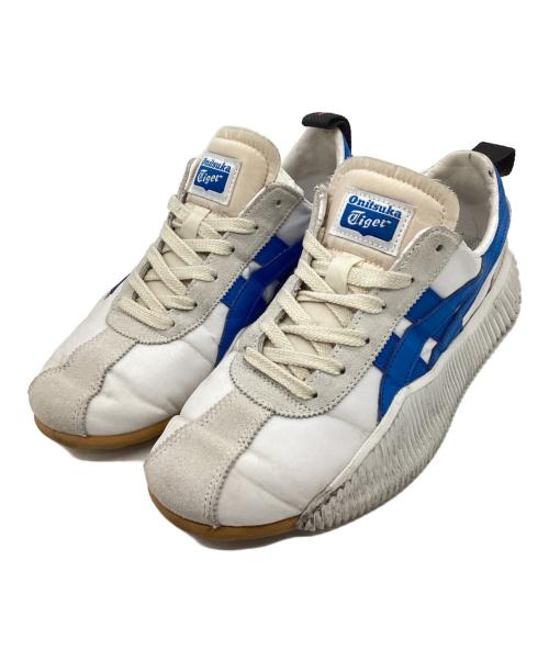 Onitsuka Tiger（オニツカタイガー）Onitsuka Tiger (オニツカタイガー) Onitsuka Tiger　スニーカー ホワイト×ブルー サイズ:24cmの古着・服飾アイテム