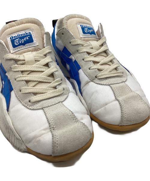 Onitsuka Tiger（オニツカタイガー）Onitsuka Tiger (オニツカタイガー) Onitsuka Tiger　スニーカー ホワイト×ブルー サイズ:24cmの古着・服飾アイテム
