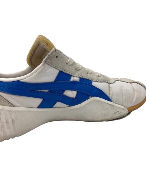 Onitsuka Tiger（オニツカタイガー）Onitsuka Tiger (オニツカタイガー) Onitsuka Tiger　スニーカー ホワイト×ブルー サイズ:24cmの古着・服飾アイテム