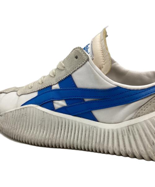 Onitsuka Tiger（オニツカタイガー）Onitsuka Tiger (オニツカタイガー) Onitsuka Tiger　スニーカー ホワイト×ブルー サイズ:24cmの古着・服飾アイテム