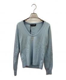 DOLCE & GABBANA（ドルチェ＆ガッバーナ）の古着「ニット」｜サックスブルー