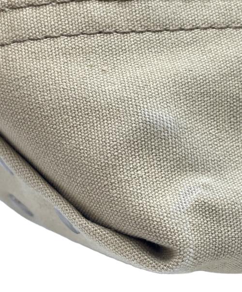 lucien pellat-finet（ルシアン・ペラフィネ）lucien pellat-finet (ルシアン・ペラフィネ) トートバッグ ベージュ×ブラウンの古着・服飾アイテム