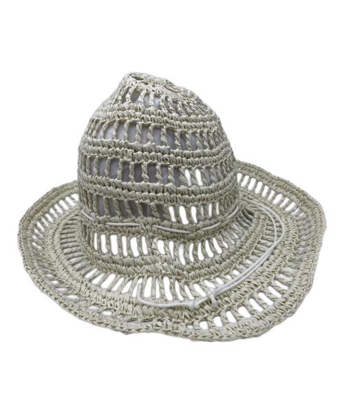 La Maison de Lyllis（ラメゾンドリリス）La Maison de Lyllis (ラメゾンドリリス) ストローハット ライトグリーンの古着・服飾アイテム