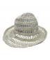 La Maison de Lyllis（ラメゾンドリリス）の古着「ストローハット」｜ライトグリーン