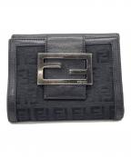 FENDIフェンディ）の古着「2つ折り財布」｜ブラック