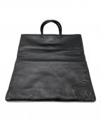 LOEWEロエベ）の古着「レザートートバッグ」｜ブラック