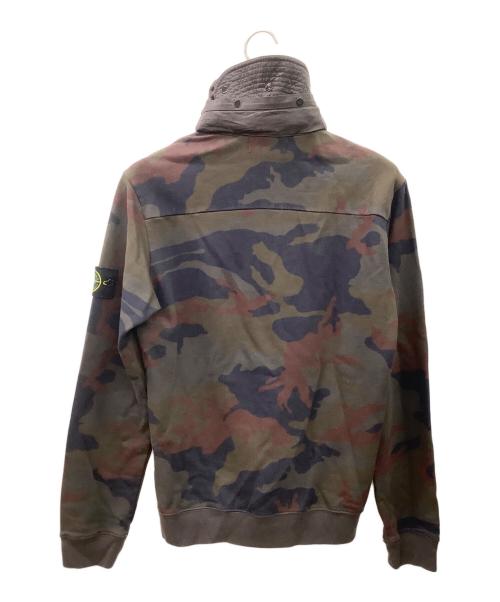 STONE ISLAND（ストーンアイランド）STONE ISLAND (ストーンアイランド) Camo Pullover Jumper ブラウン×ブラック サイズ:Sの古着・服飾アイテム
