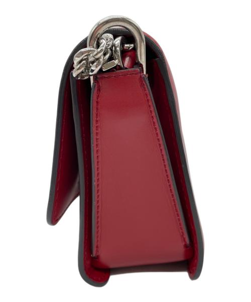 TOD'S（トッズ）TOD'S (トッズ) Double T Crossbody Bag レッド×シルバーの古着・服飾アイテム