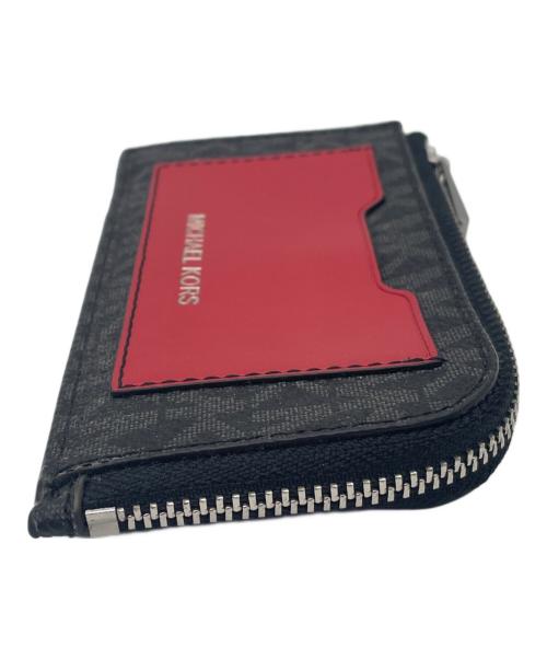 MICHAEL KORS（マイケル・コース）MICHAEL KORS (マイケルコース) コインケース ブラック×レッドの古着・服飾アイテム