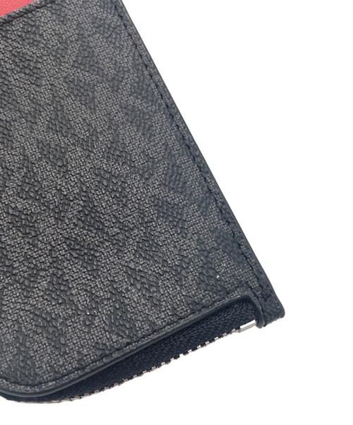 MICHAEL KORS（マイケル・コース）MICHAEL KORS (マイケルコース) コインケース ブラック×レッドの古着・服飾アイテム