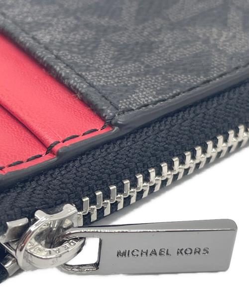 MICHAEL KORS（マイケル・コース）MICHAEL KORS (マイケルコース) コインケース ブラック×レッドの古着・服飾アイテム
