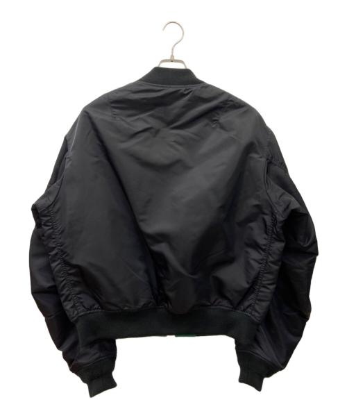 SEDAN ALL-PURPOSE（セダンオールパーパス）SEDAN ALL-PURPOSE (セダンオールパーパス) Reversible CORDURA Flight Jacket ブラック×グリーン サイズ:Lの古着・服飾アイテム