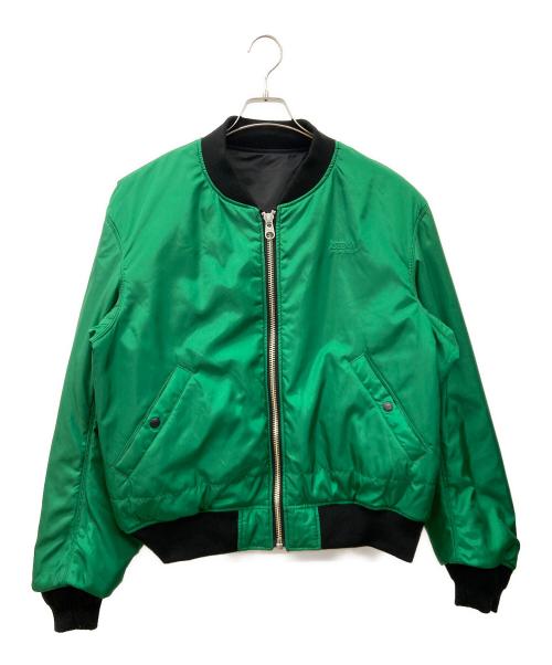 SEDAN ALL-PURPOSE（セダンオールパーパス）SEDAN ALL-PURPOSE (セダンオールパーパス) Reversible CORDURA Flight Jacket ブラック×グリーン サイズ:Lの古着・服飾アイテム