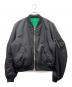 SEDAN ALL-PURPOSE（セダンオールパーパス）の古着「Reversible CORDURA Flight Jacket」｜ブラック×グリーン