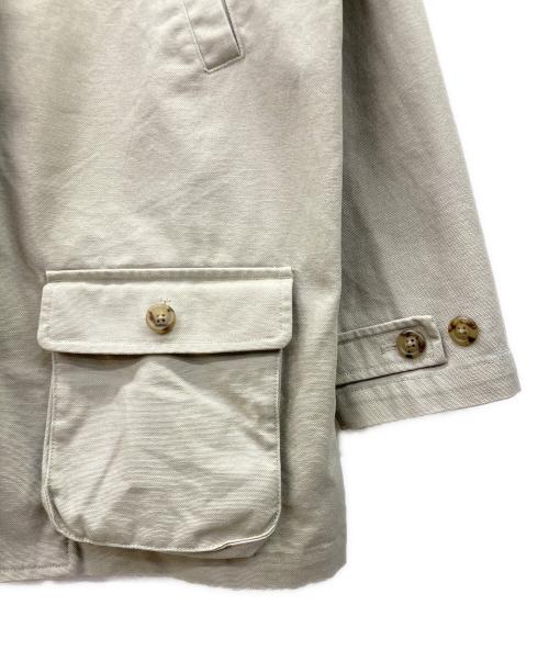 LAND'S END（ランズエンド）LAND'S END (ランズエンド) 切替ハンティングジャケット ベージュ×グレー サイズ:Mの古着・服飾アイテム