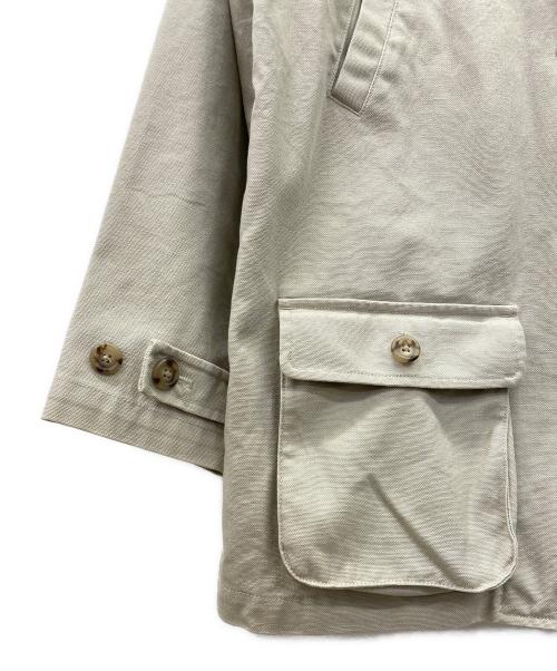 LAND'S END（ランズエンド）LAND'S END (ランズエンド) 切替ハンティングジャケット ベージュ×グレー サイズ:Mの古着・服飾アイテム