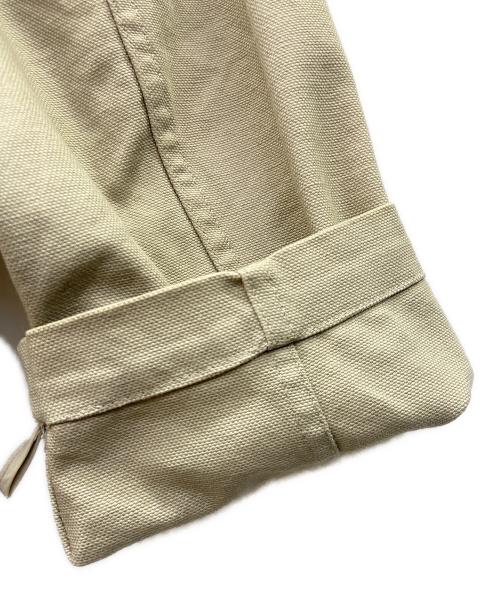 LAND'S END（ランズエンド）LAND'S END (ランズエンド) 切替ハンティングジャケット ベージュ×グレー サイズ:Mの古着・服飾アイテム