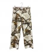 City Ambient Productsシティアンビエントプロダクト）の古着「ツリーカモフラージュ バギー ペインター ワークパンツ」｜グレー×ブラウン