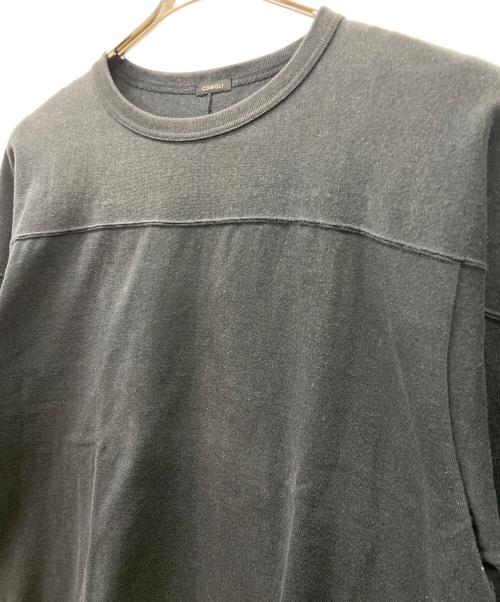 COMOLI（コモリ）COMOLI (コモリ) フットボールTシャツ ブラック サイズ:2の古着・服飾アイテム