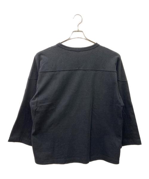 COMOLI（コモリ）COMOLI (コモリ) フットボールTシャツ ブラック サイズ:2の古着・服飾アイテム