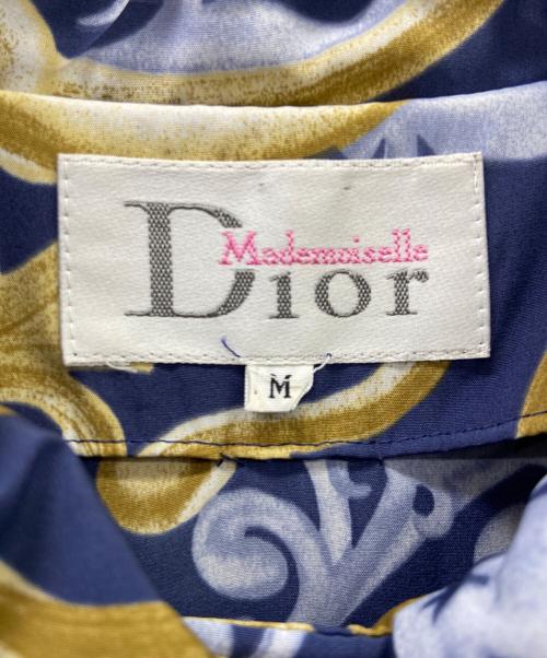 Mademoiselle Dior（マドモアゼル ディオール）Mademoiselle Dior (マドモアゼル ディオール) ワンピース ネイビー×イエロー サイズ:Mの古着・服飾アイテム